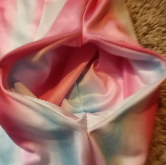 Maxi Multi-colored Spaghetti Strap XL Dress - Picture 2 of 4